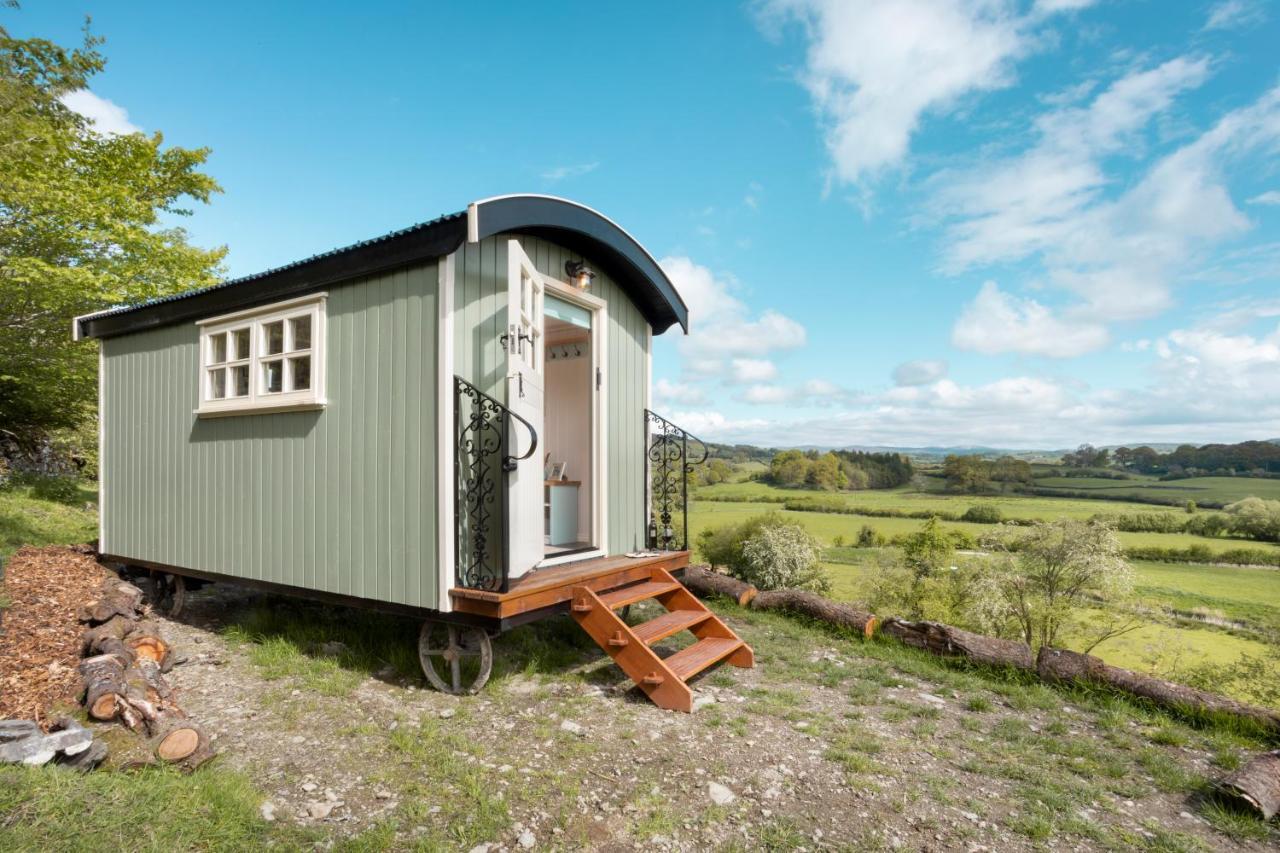 The Heron Shepherds Hut At Lyth Valley Brigsteer Buitenkant foto